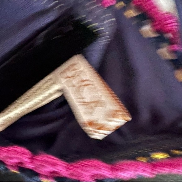 BECCA Navy Bikini with Pink and Yellow Accents - Picture 6 of 8